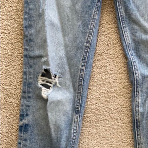 Rag and bone distressed denim new size 24 - Picture 2 of 4